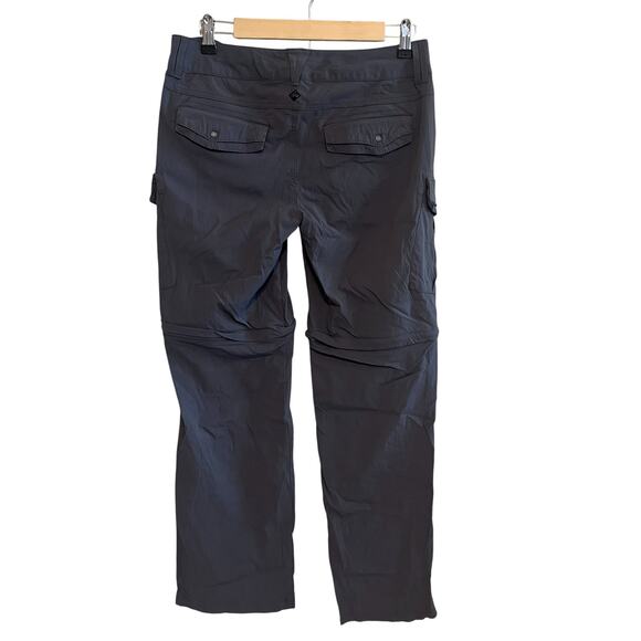 Prana Sage Convertible Outdoor Hiking Cargo Pants Gray Size 4 - Picture 3 of 6